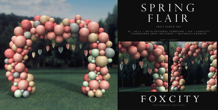 FOXCITY. Photo Booth - Spring Flair (Fruit Punch)