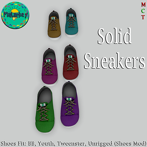 Malarkey Sneakers - Solids FATPACK