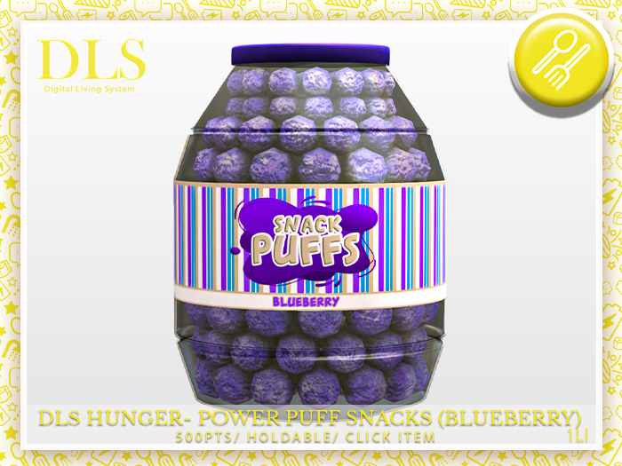 DLS Hunger 2.0 - Power Puff Snacks (Blueberry Container)