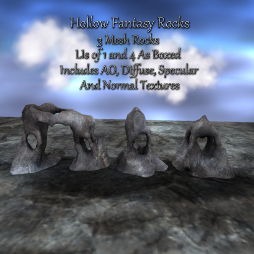 Bad Katz Hollow Fantasy Rocks Full perm Mesh