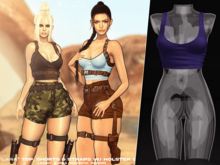 #Klubb "Lara" Top [Aubergine]