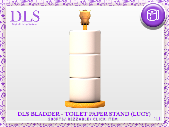 DLS Bladder 2.0  - Toilet Paper Stand (Lucy) 