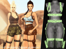 #Klubb "Lara" Straps w/ Holster [Jaded]