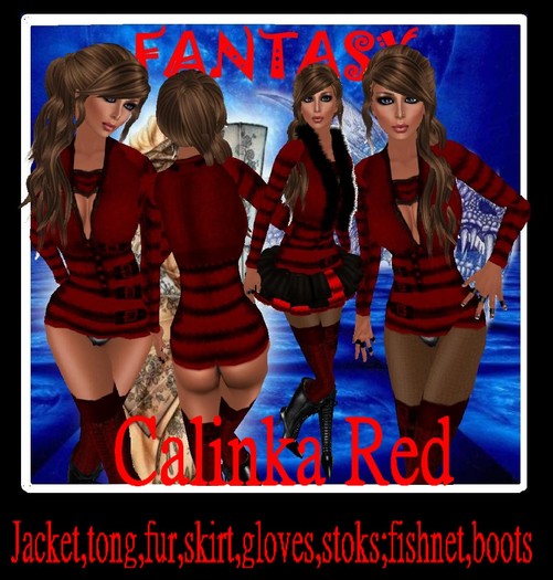 Calinka RED woman's