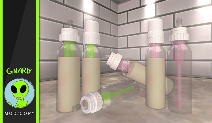 Gnarly. - Bottle With Formula - Green