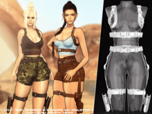 #Klubb "Lara" Straps w/ Holster [Coke]