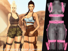 #Klubb "Lara" Straps w/ Holster [Bad Influence]