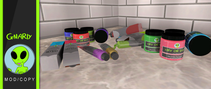 Gnarly. - Hair-Dye Clutter Set