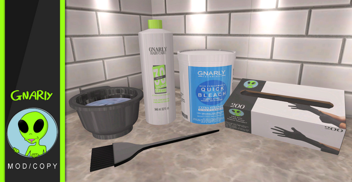 Gnarly. - Hair Bleach Clutter Set - Black