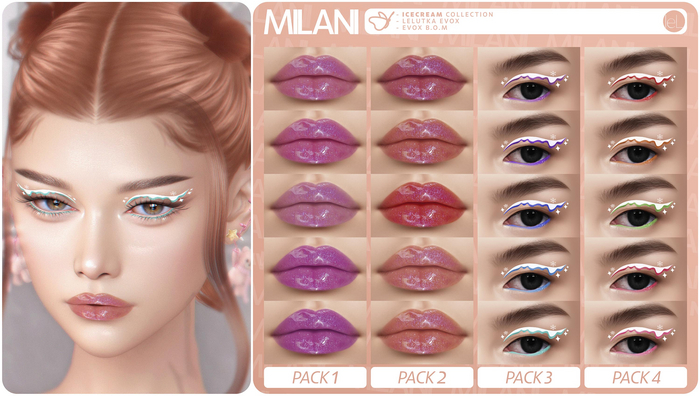 MILANI Cosmetics "IceCream" Collection (PACK 4)