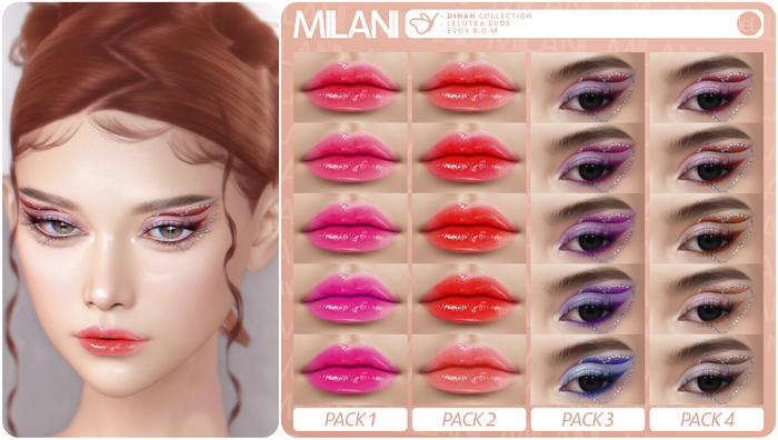 MILANI Cosmetics "Dinah" Collection (DEMO)