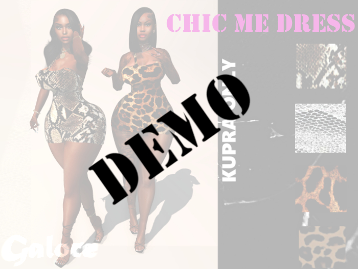 [G A L O R E] CHIC ME DRESS- DEMO