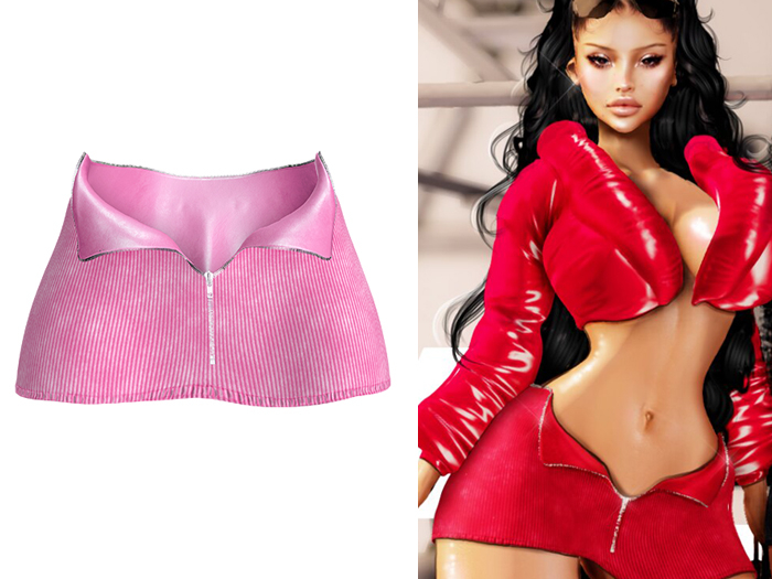 YALLA ✦ Bunny Skirt [ROSE]