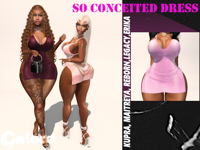 [G A L O R E] SO CONCEITED DRESS-LILAC