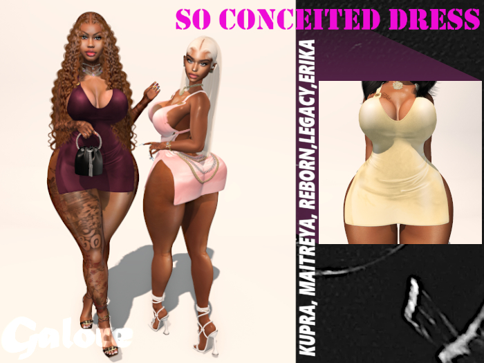 [G A L O R E] SO CONCEITED DRESS- YELLOW