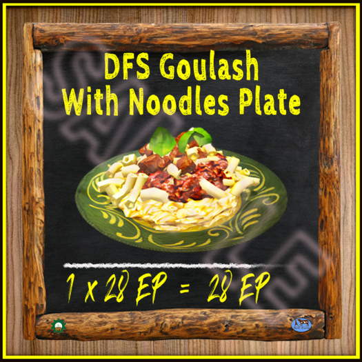 TEXTURE - DFS Goulash With Noodles Plate (Full Perm)