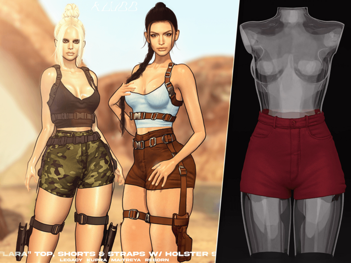 #Klubb "Lara" Shorts [Scene Queen]