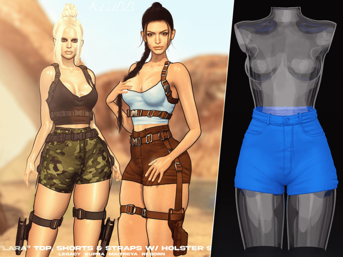 #Klubb "Lara" Shorts [Pretty Poison]