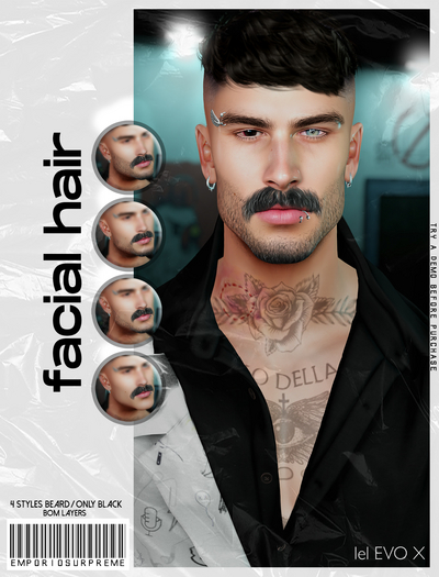 [ES] Facial Hair - Milo