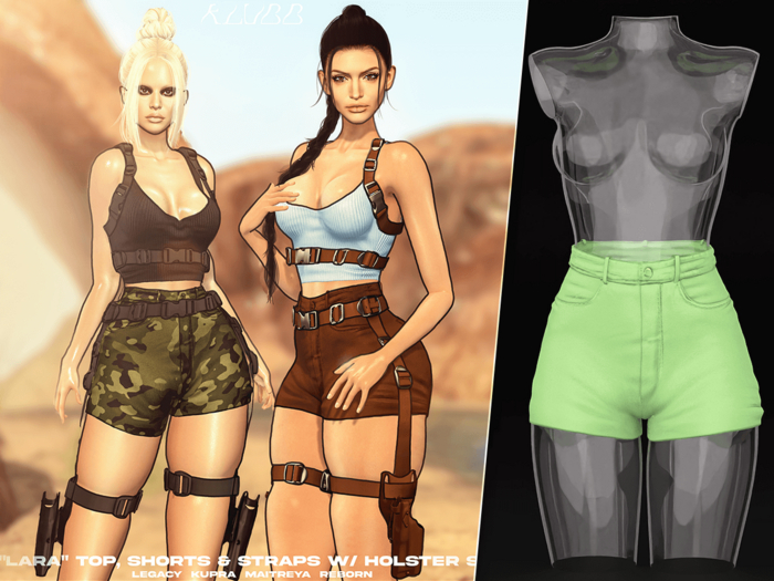 #Klubb "Lara" Shorts [Jaded]