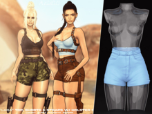 #Klubb "Lara" Shorts [Crystal Meth]