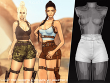 #Klubb "Lara" Shorts [Coke]