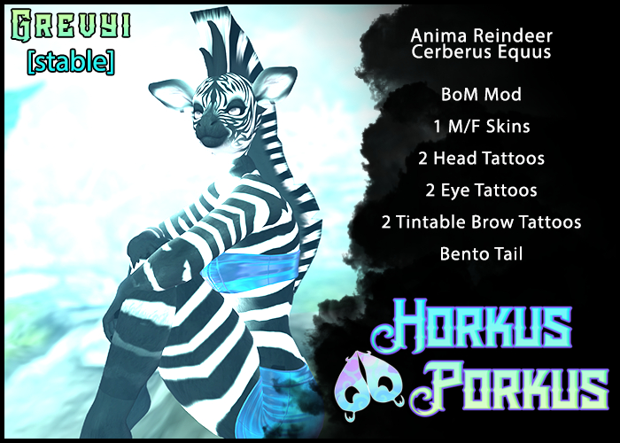 [HkPk] Zebra for Anima/Cerb - Stable