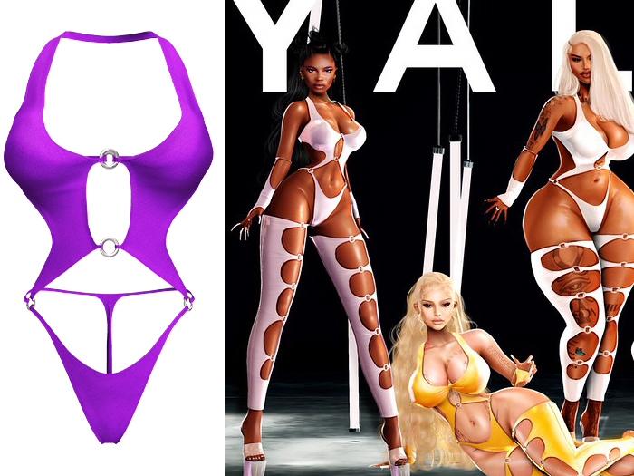 YALLA ✦ Lexi Bodysuit [PURPLE]