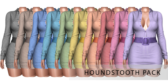 Lilleth Mills x MILD - Houndstooth - REBORN