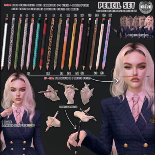 [Since1975] Pencil - Complete Set