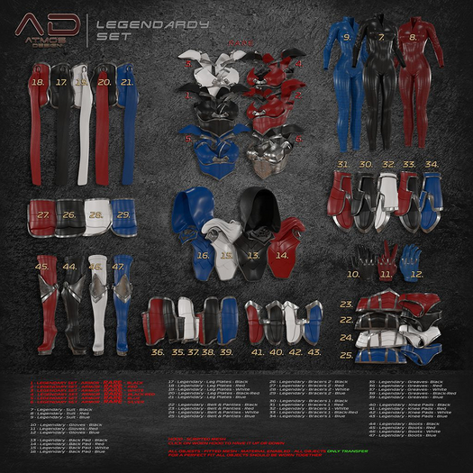 [AD] - Legendary SET - Complete / All Bodies