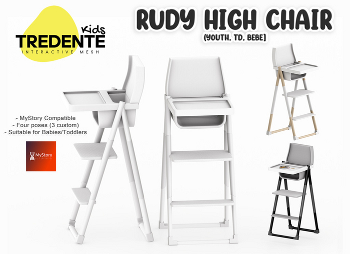 Tredente Kids // Rudy High Chair [FATPACK] (Packed)