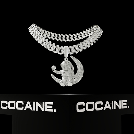 COCAINE. MAN ON THE MOON CHAIN