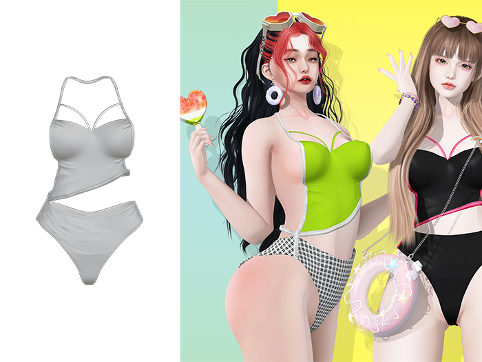 BADA ~ Cozi Swimsuit < White >