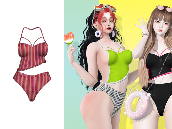 BADA~Cozi Swimsuit < Check2 >