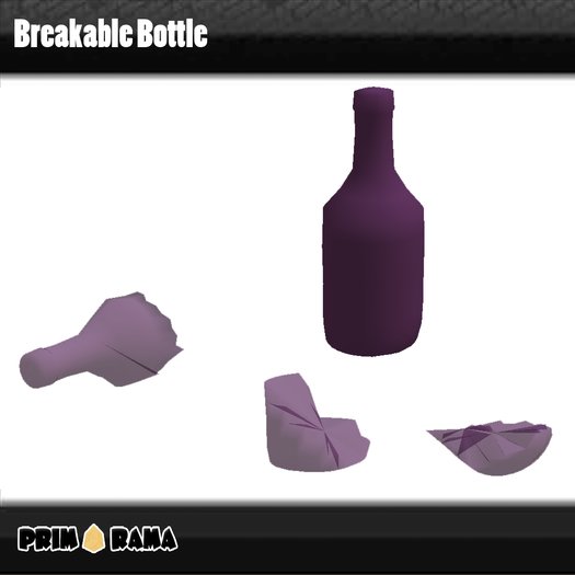 Second Life Marketplace Breakable Beer Bottle