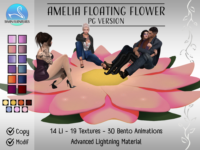 [SF] Amelia Floating Flower (PG) - Fatpack