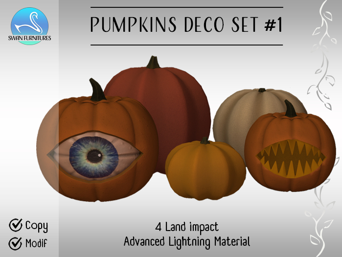 [SF] Pumpkins Deco Set #1