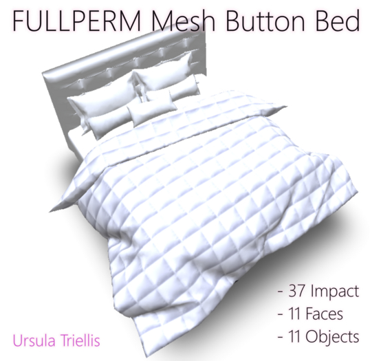6746 FULLPERM Mesh Button Bed