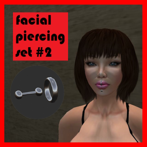 Facial Piercing Set #2 [QUASE GRATIS]