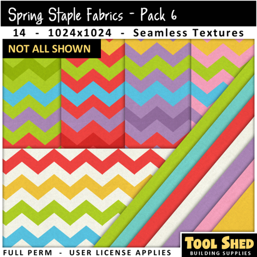 Tool Shed - Spring Staple Fabrics - Pack 6