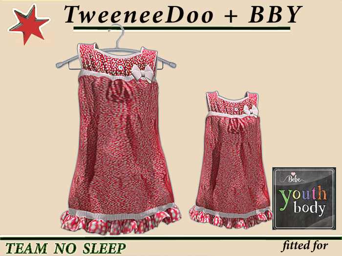 Dress red dots TW+BBY