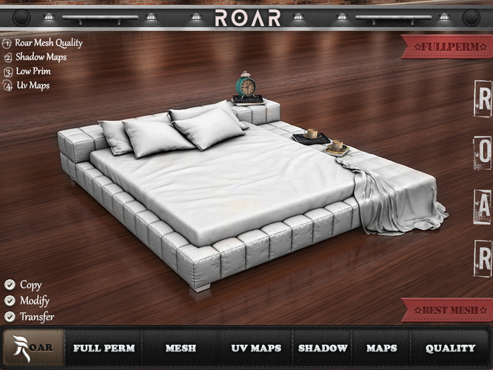{::ROAR::} Fullperm Bed #2152