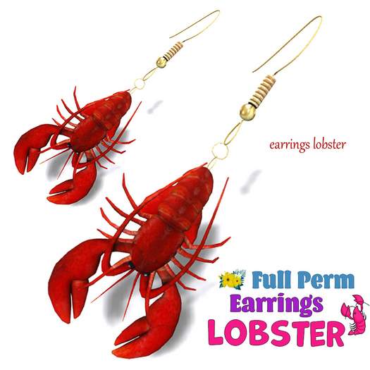 [ Full Perm ] Lobster Earrings