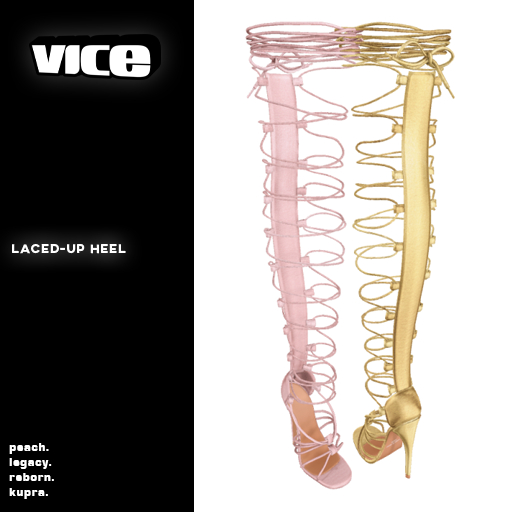 VICE. Avery Laced-Up Heel "Fatpack"