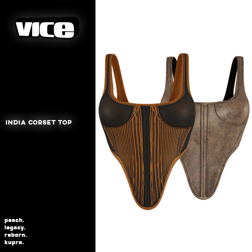 VICE. India Corset Top "FATPACK"