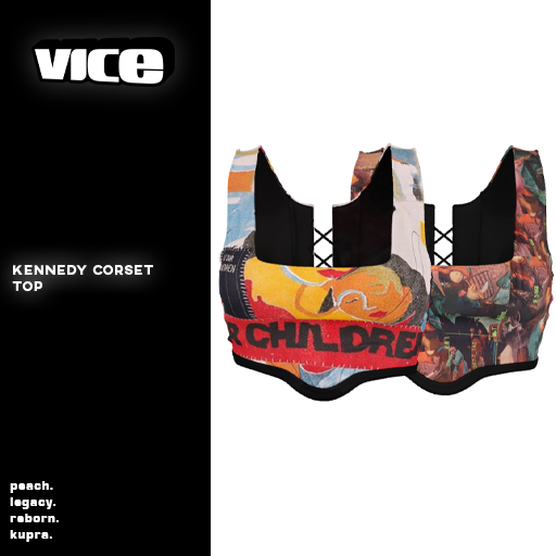 VICE. Kennedy Corset Top "FATPACK"