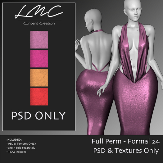 LMC PSD - Formal 24 - PSD & Textures ONLY !!!