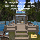SR.store Gazebo coffee on the beach