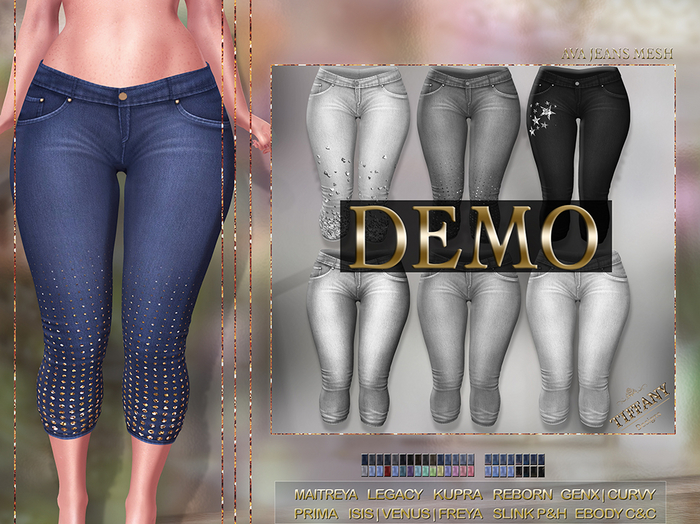::TD:: Ava Jeans {Mesh} DEMO